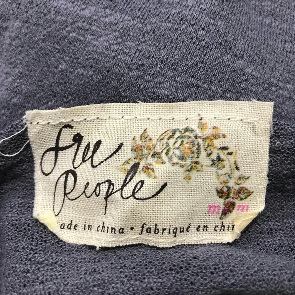 Free People neckline cotton low