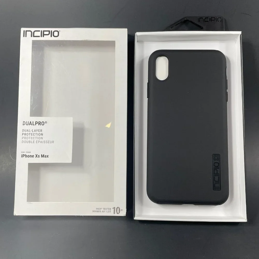 Incipio - Dual Layer Protection Case for Apple iPhone Xs Max - Black