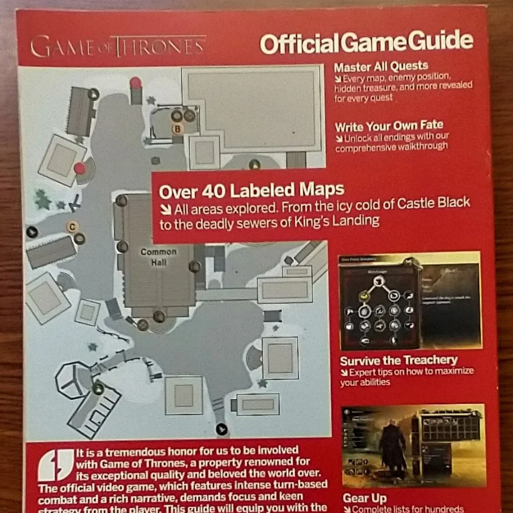 Prima Games Game of Thrones Guide Book prima game
