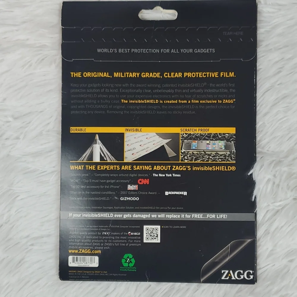 ZAGG invisible shield