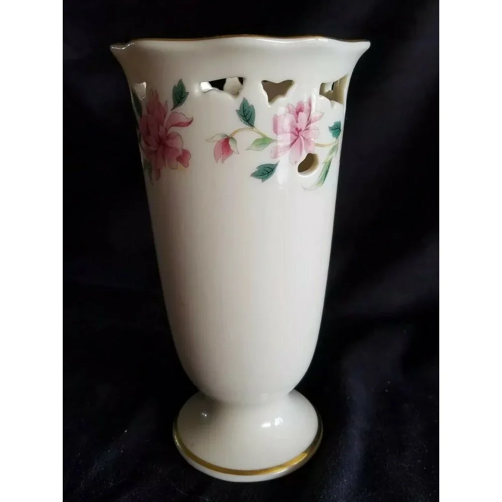 Lenox cuts reticulated porcelain