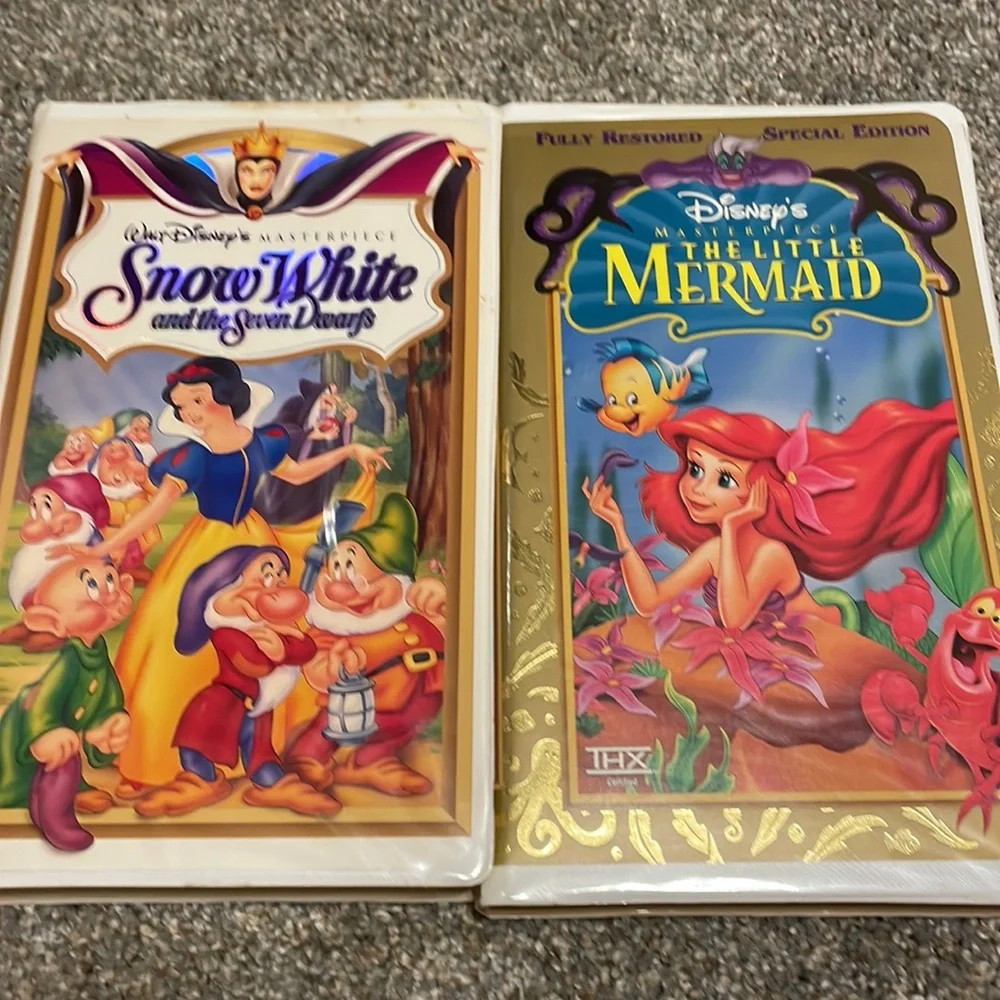 Disney vhs tapes