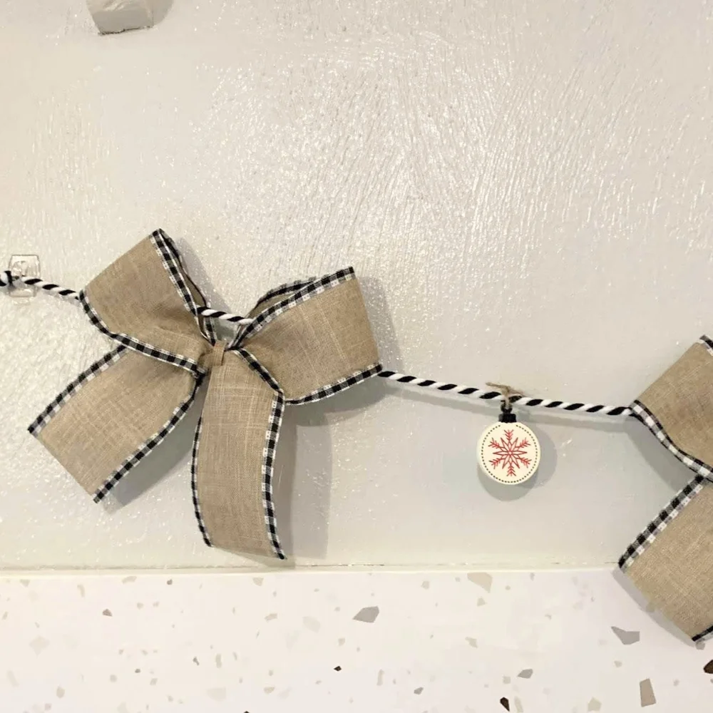 Hand Crafted fireplace garland