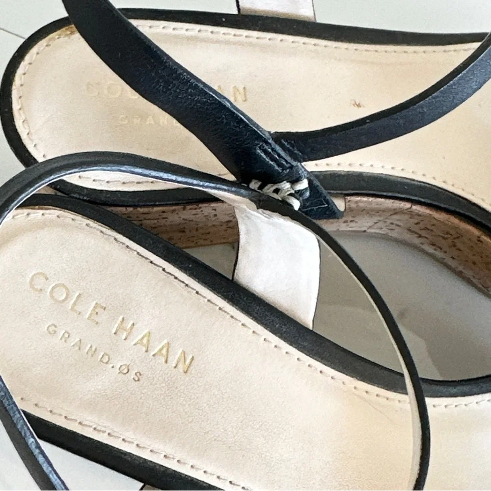 Cole Haan black suede