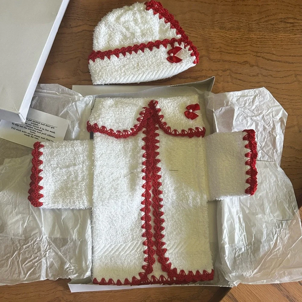 Wash cloths (joke baby gift)