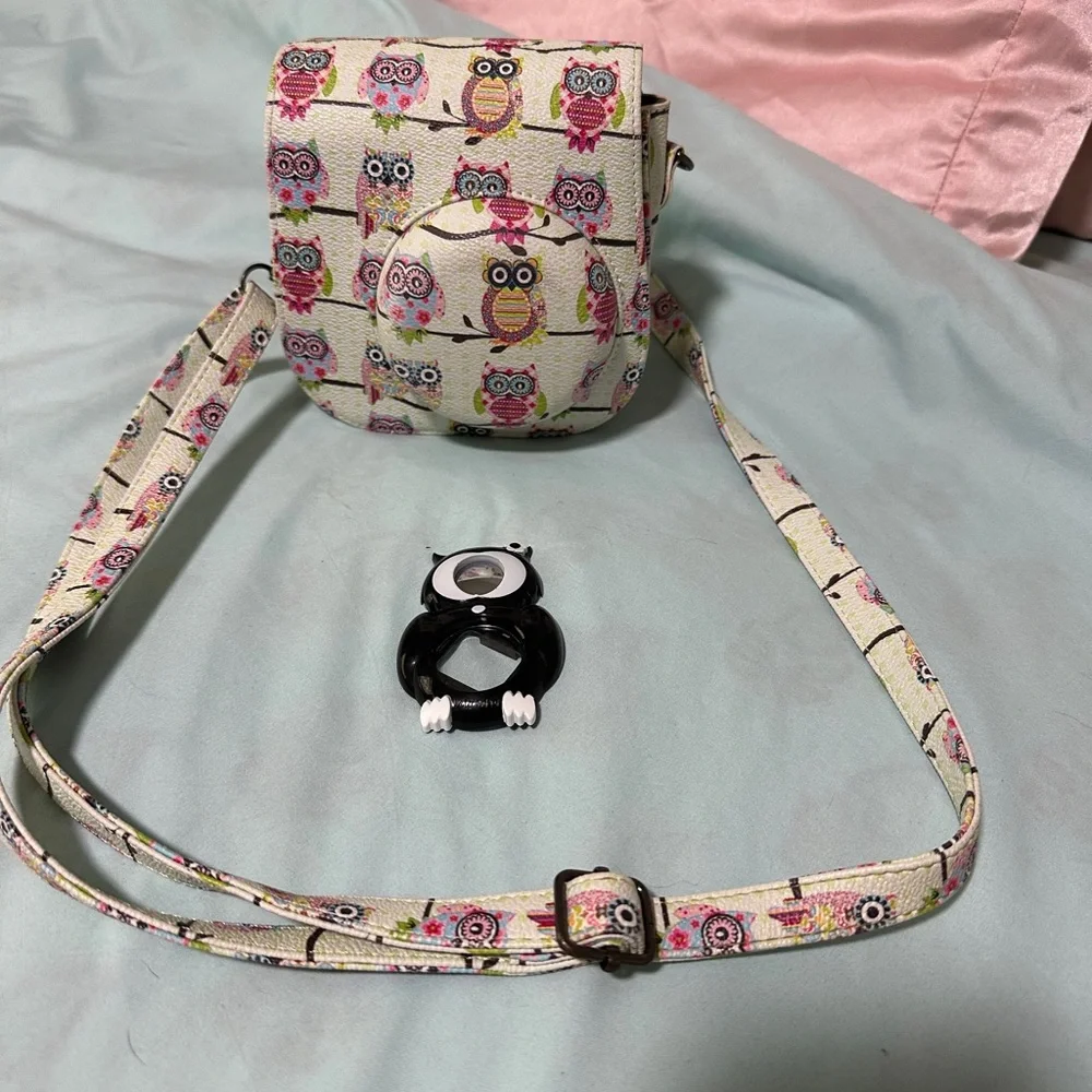 Fujifilm Insta Mini Camera Case Owl Print