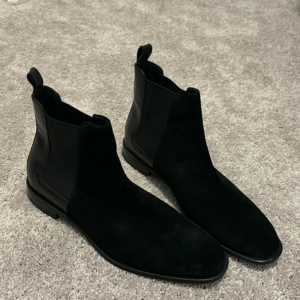 Donald J. Pliner calf suede