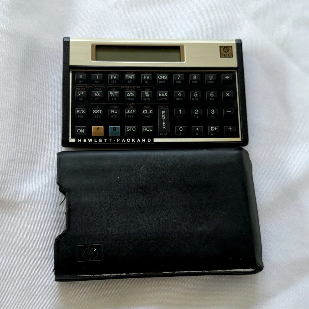HP Mortgage calculator 12C