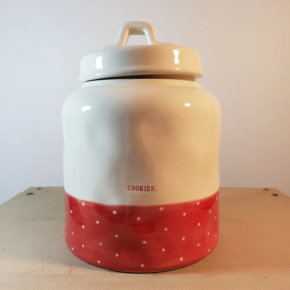 Rae Dunn Artisan Collection Cookie Jar NWT
