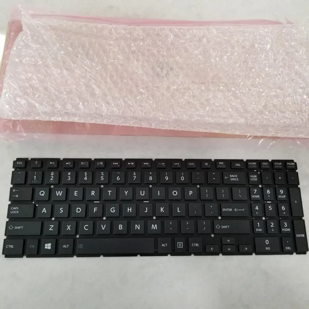 Replacement Keyboard without Backlit & Frame for Toshiba Satellite new open box