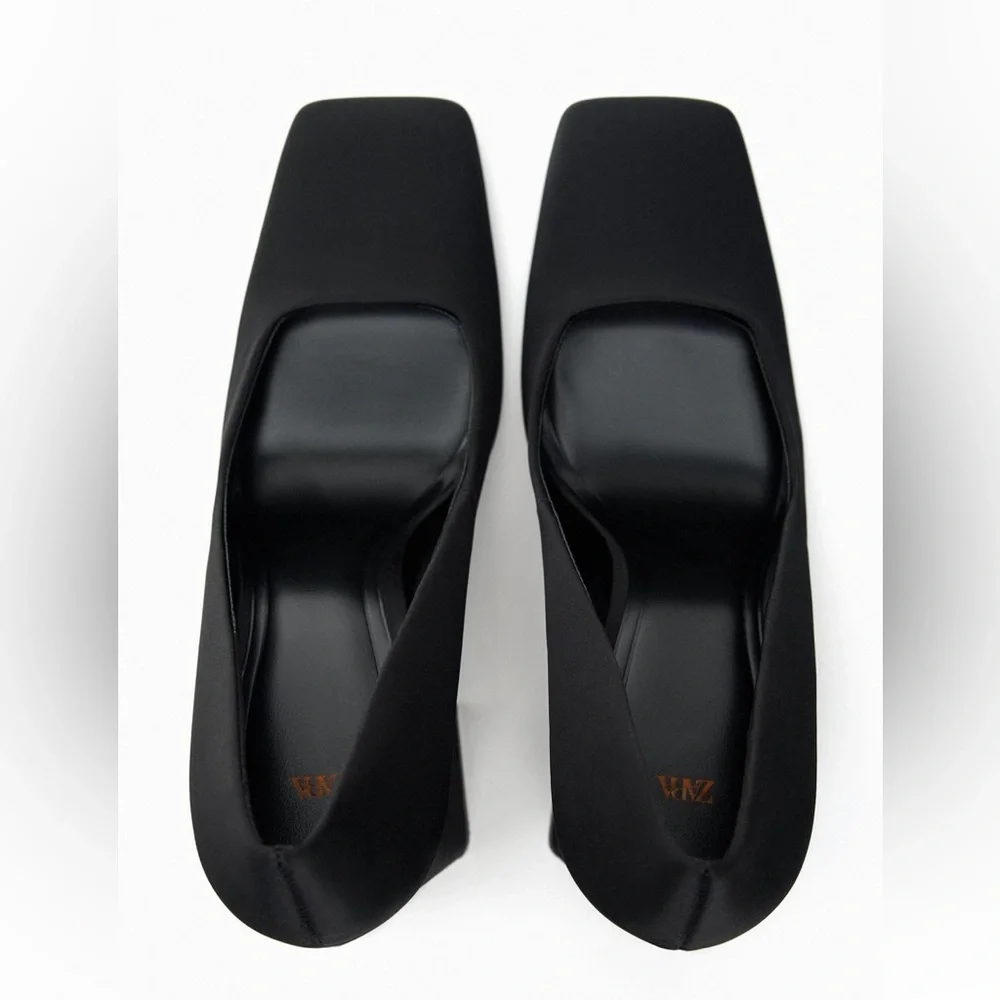 Zara squared heel
