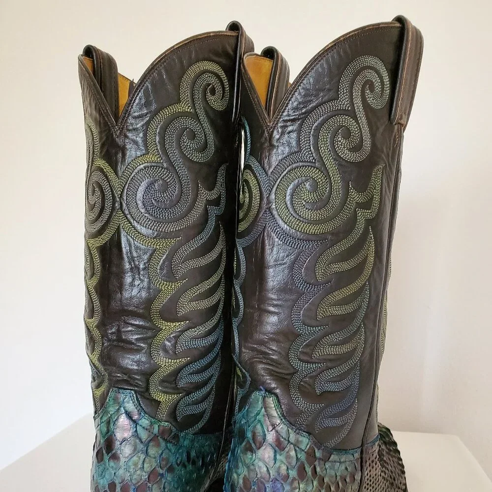 Tony Lama painted vintage