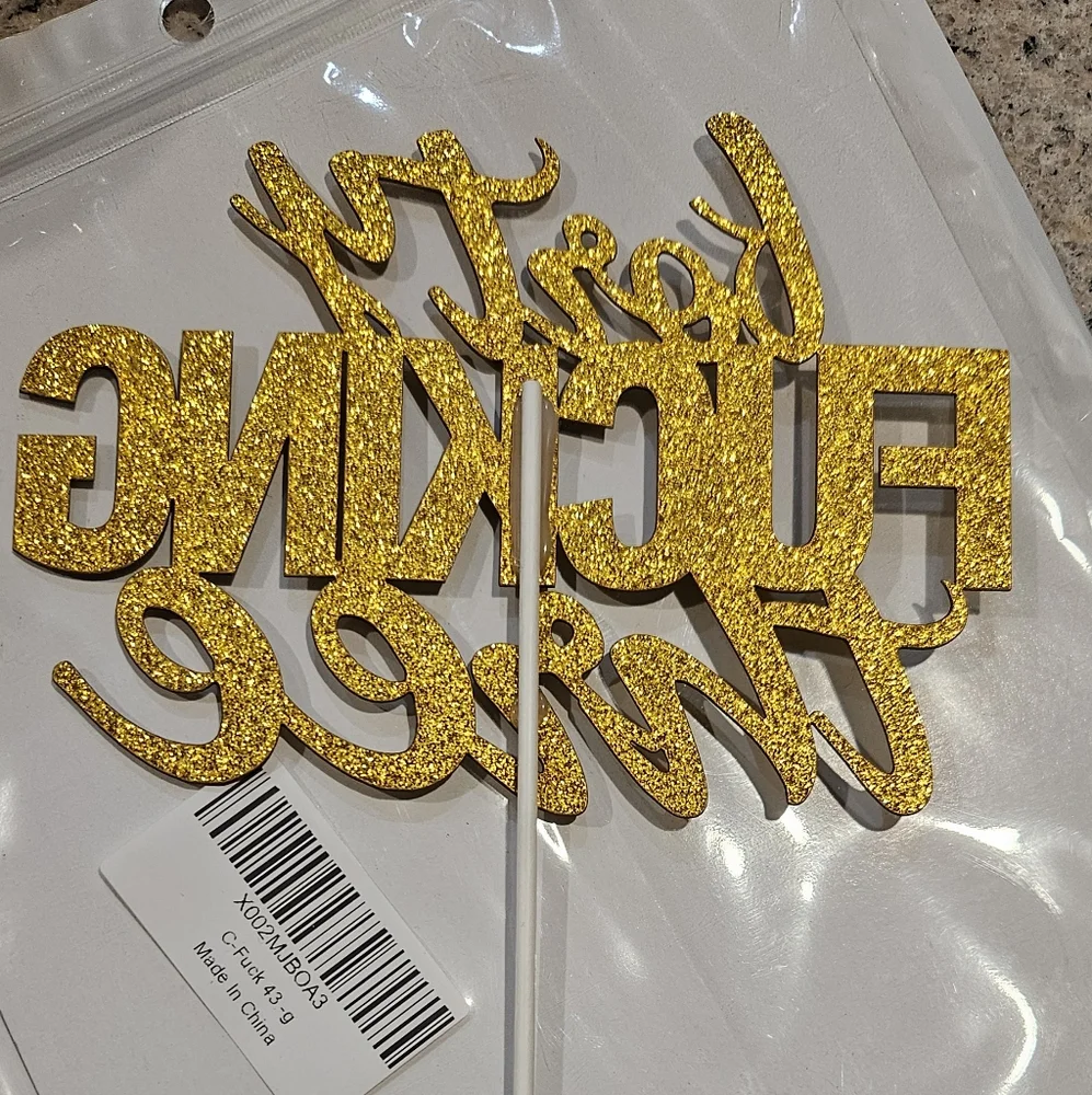 N/A cake topper