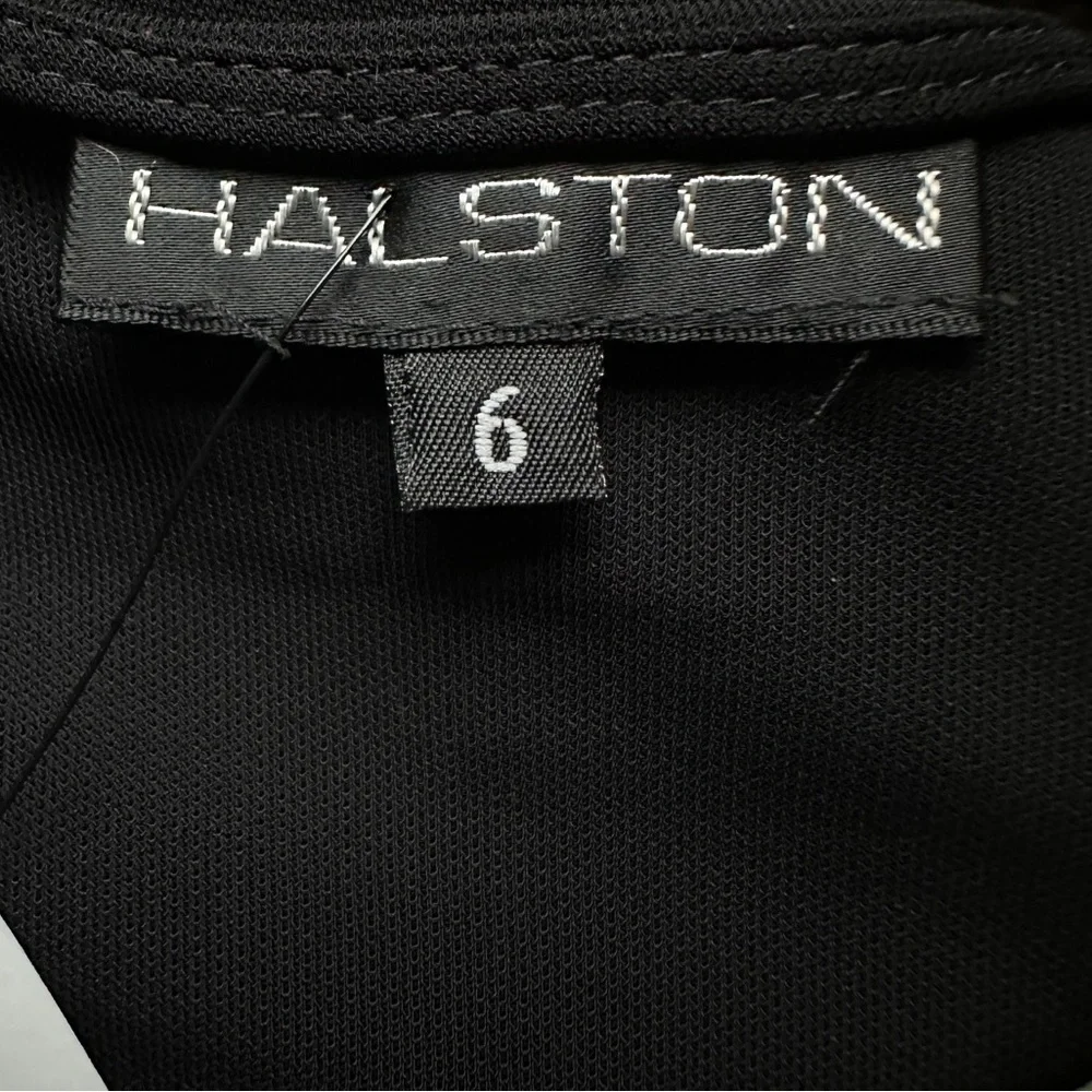 HALSTON black semi