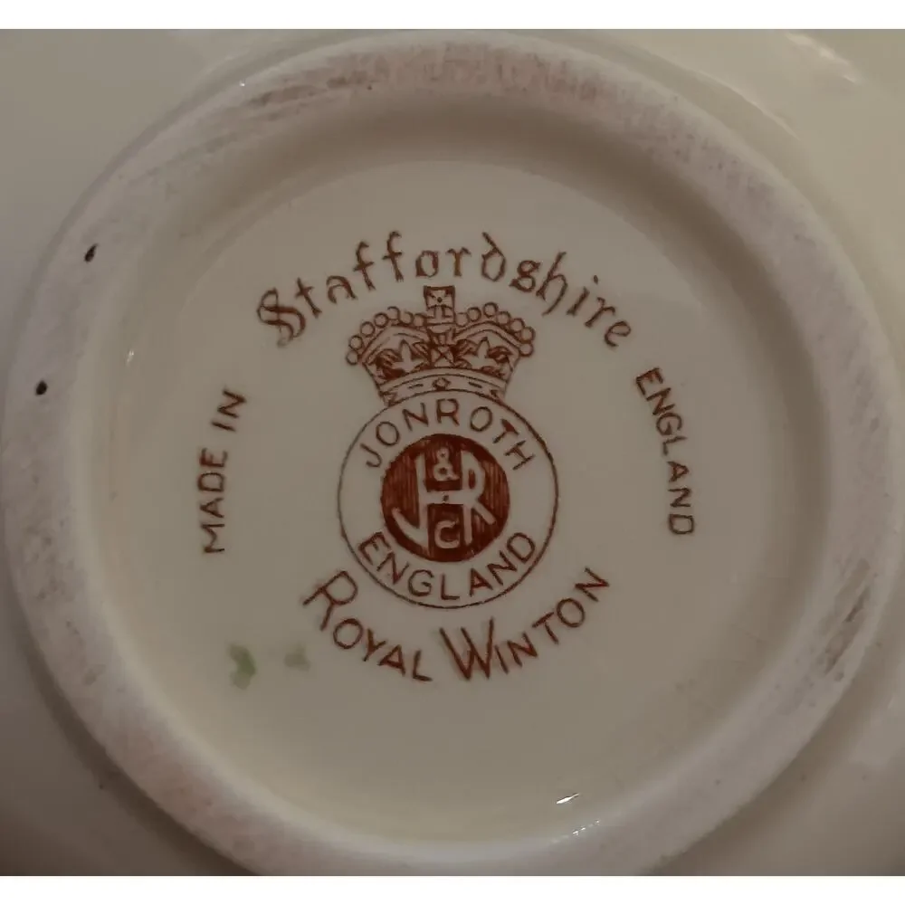 Staffordshire royal trinket
