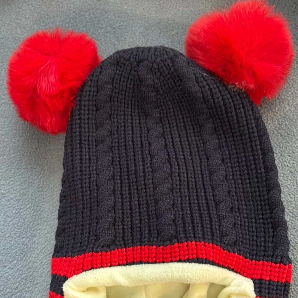 girl winter full face hat ..