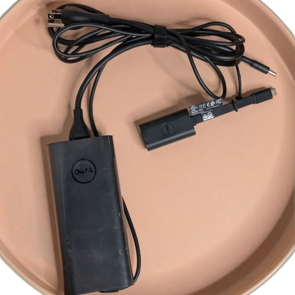 Dell 130W 4.5mm AC Adapter Charger + LAN - Type-C Adapter