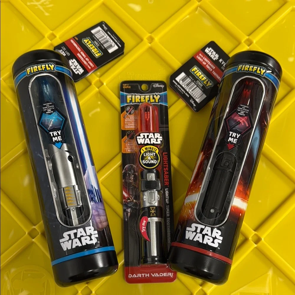 🚀🚀Starwars Lightsabers Light & Sound Toothbrushes🚀🚀