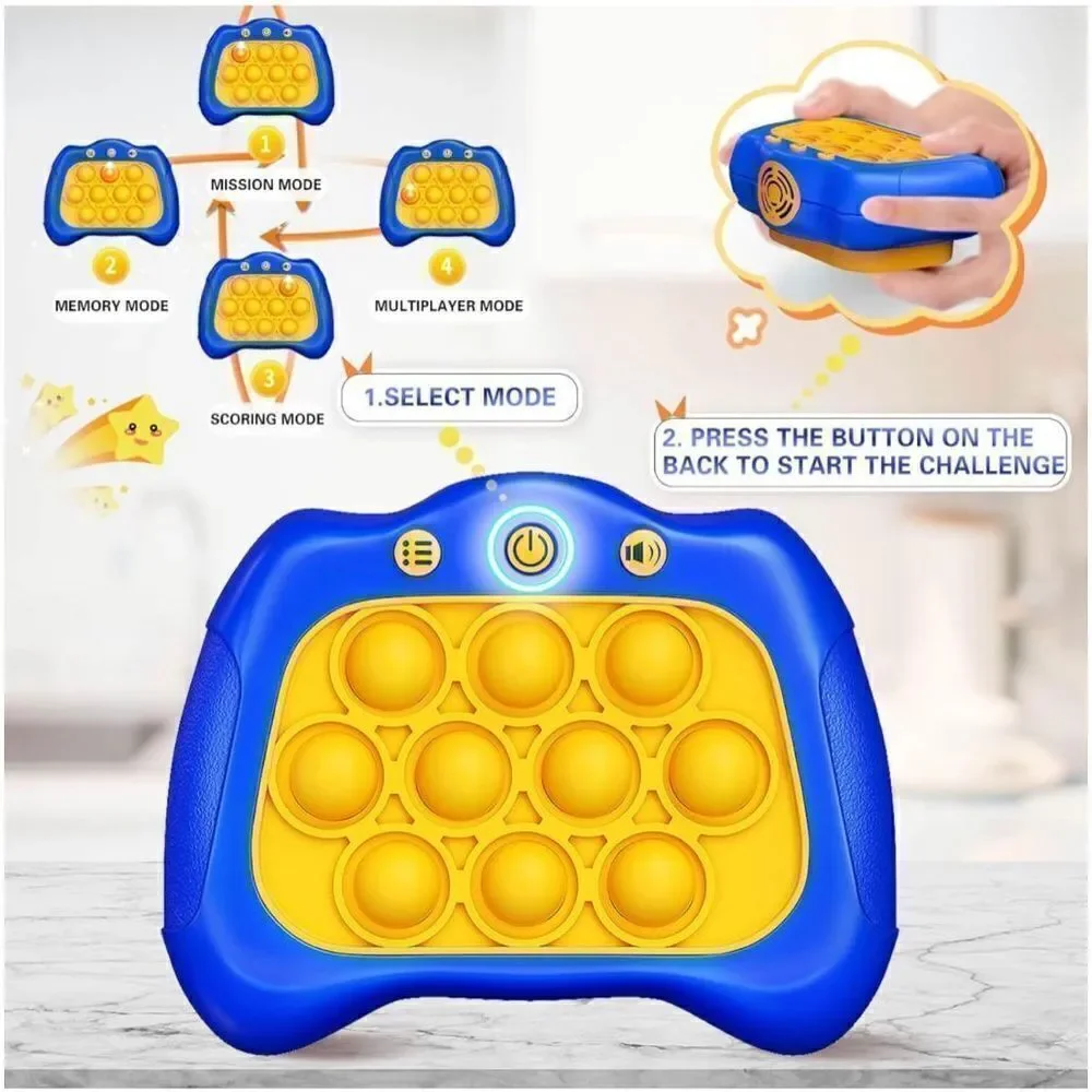 Popits for Kids, Pattern-Popping Game, Anti-Anxiety Squeeze Sensory Toy