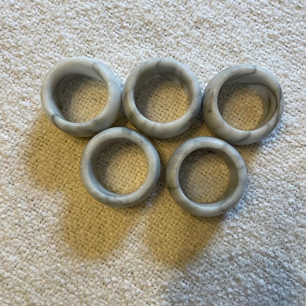Crate&Barrel set marble
