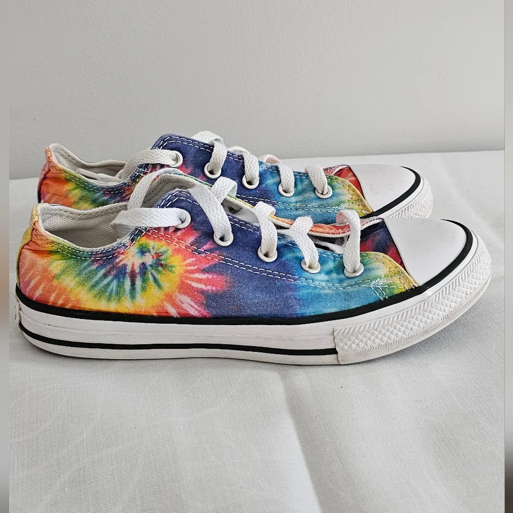 CONVERSE All Star Unisex Youth Multicolor Tie Dye Sneakers, Shoes