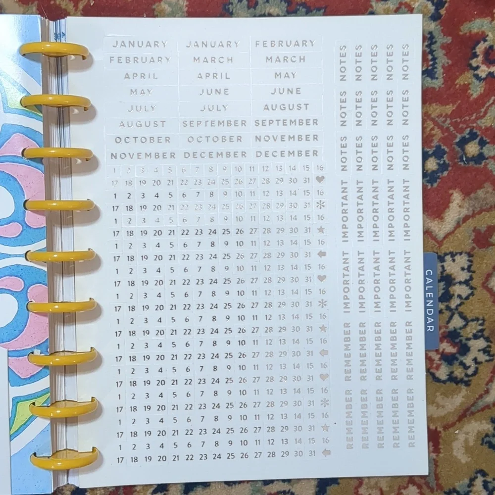 Happy Planner stylish notebook