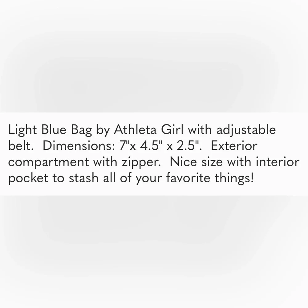 Athleta light blue