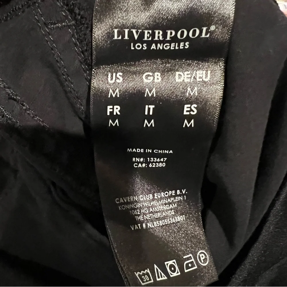 Liverpool front inseam length