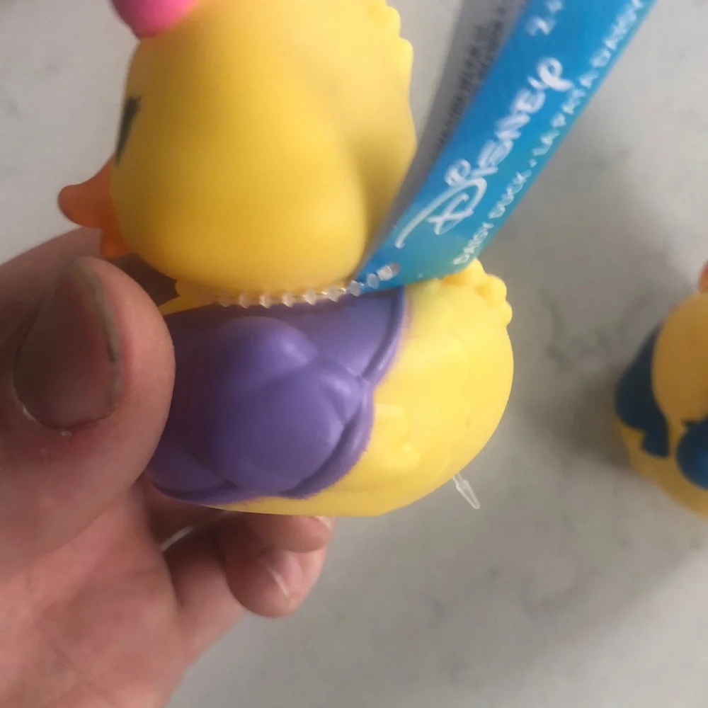 Disney red duck tie
