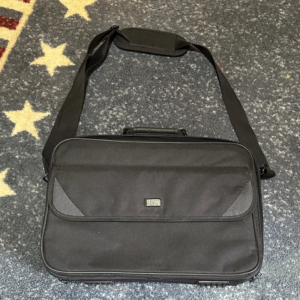 ICON Black and Gray Laptop Bag