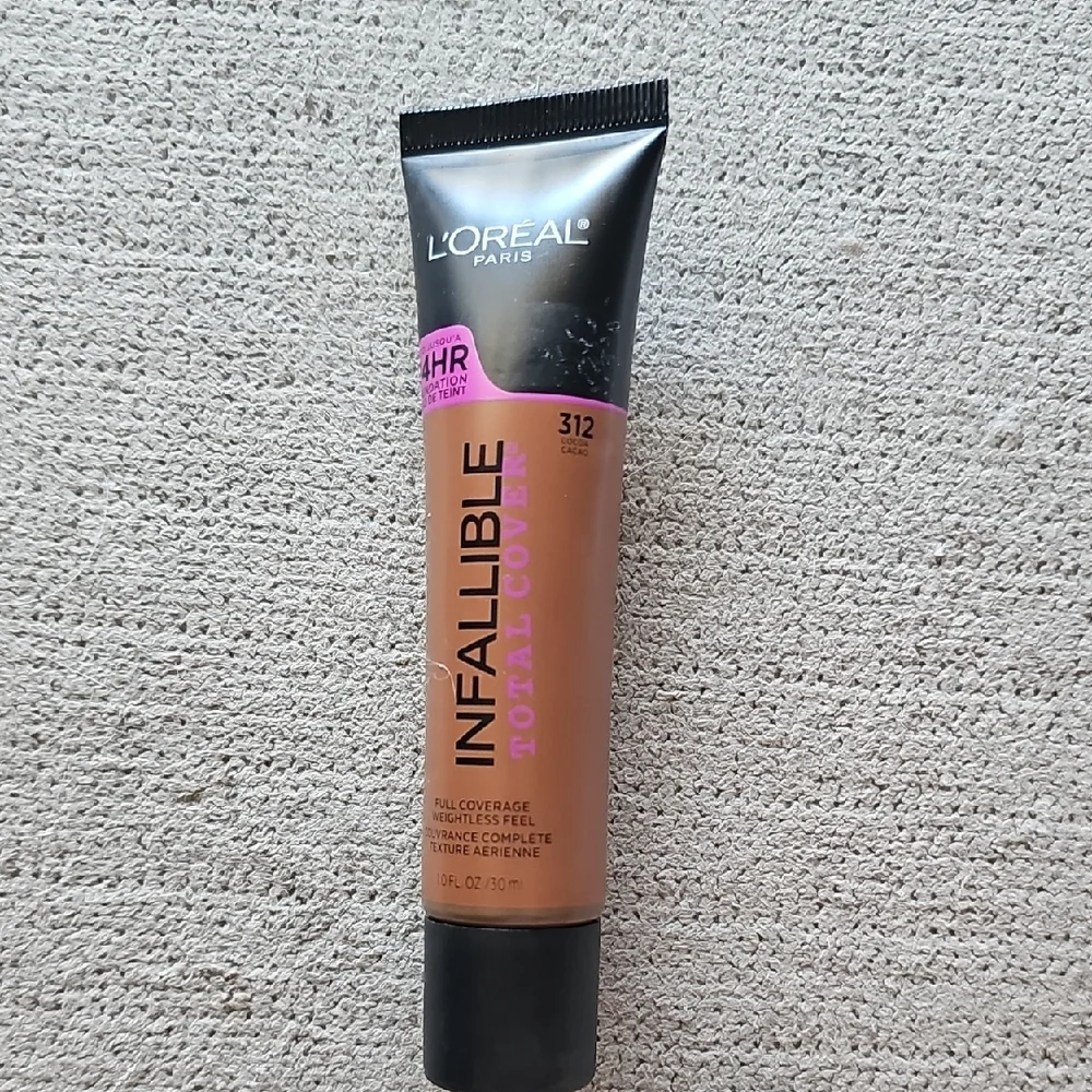 L'Oreal Infallible Total Cover Foundation - Shade 312 Cocoa #22