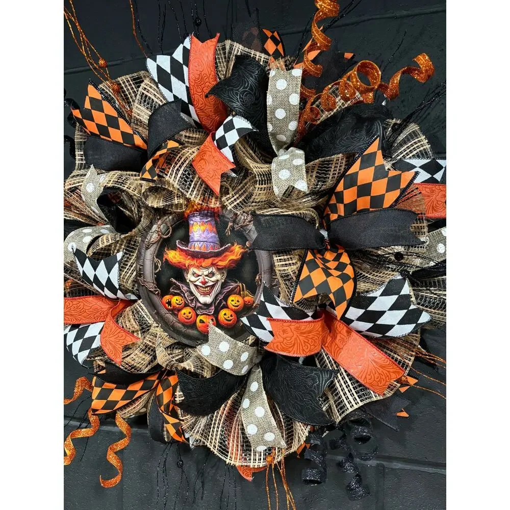 Handmade scary clown