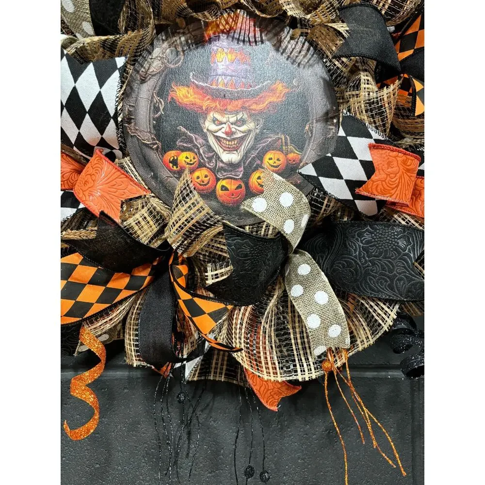 Handmade scary clown