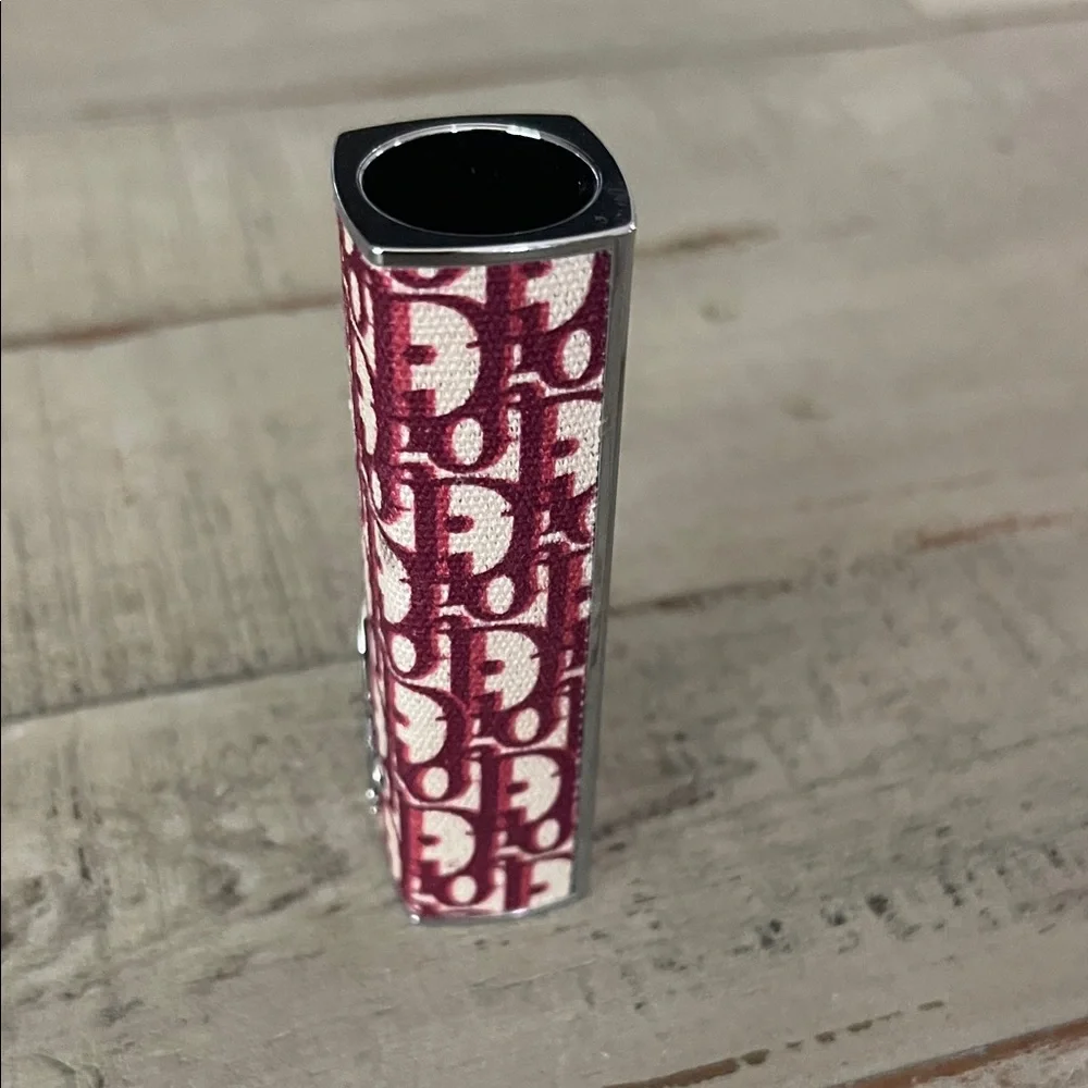 Dior burgundy lipstick