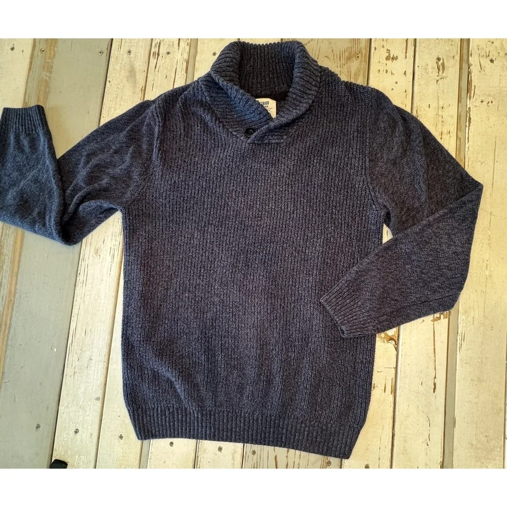 URBAN PIPELINE Sweater Pullover  BLUE Long Sleeve Knit Cowl Neck Men's Size XL