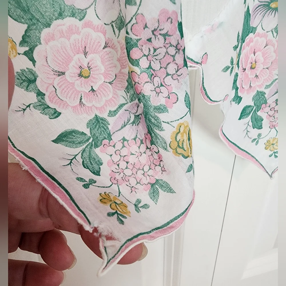 Vintage pink floral