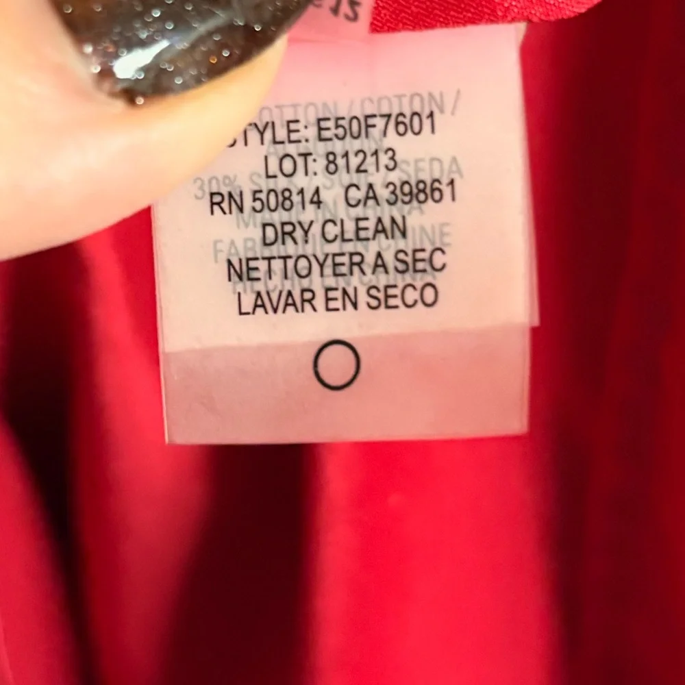 Elie Tahari pink silk cotton