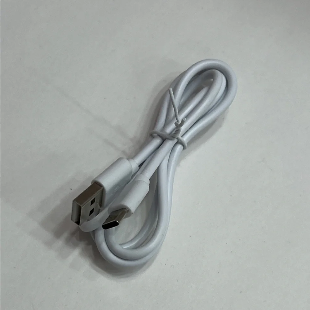 White USB Charging Cable