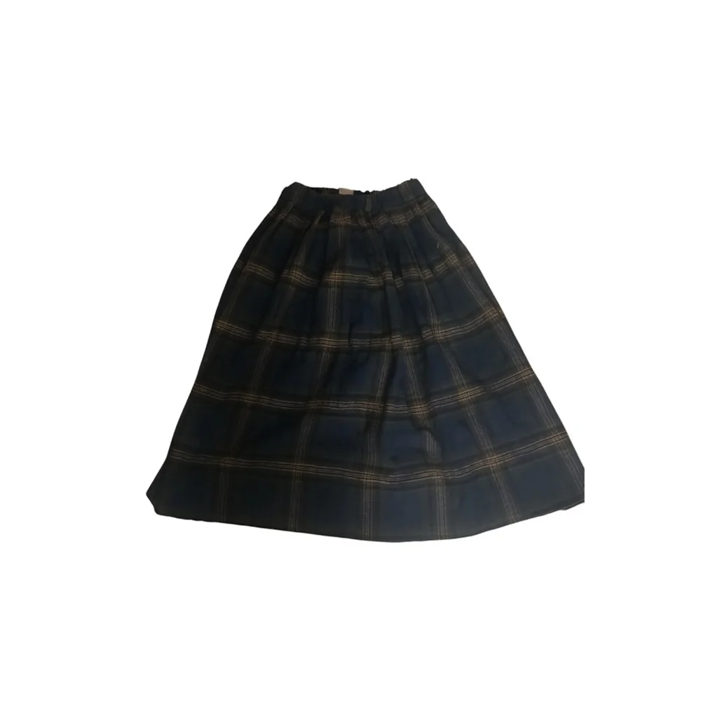 Plaid skirt one size #064