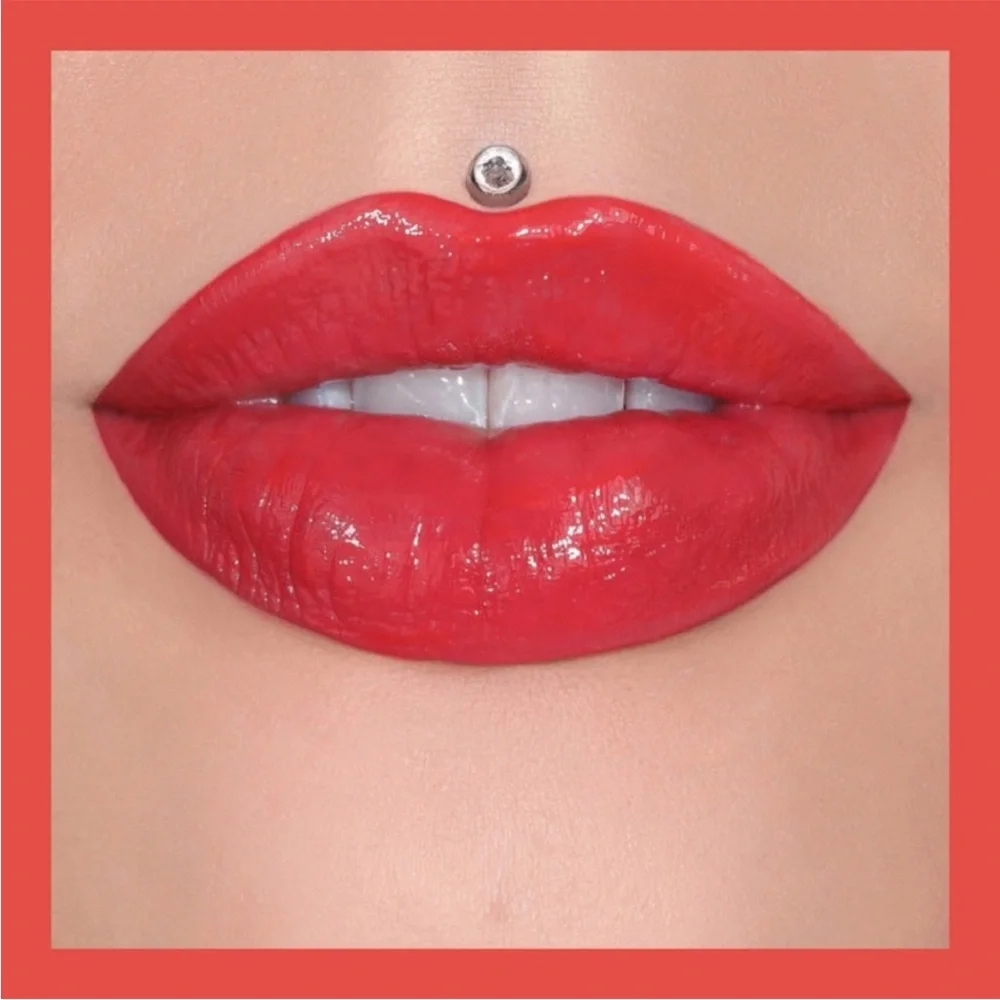 2003 Supreme Gloss Jeffree Star New‎ in Black Box Re Orange lip gloss pigmented
