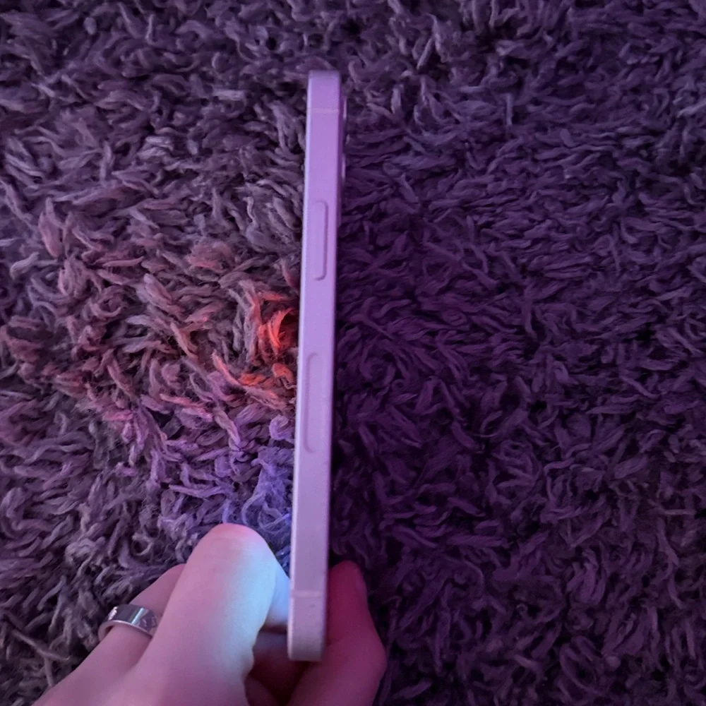 Apple smartphone striking display