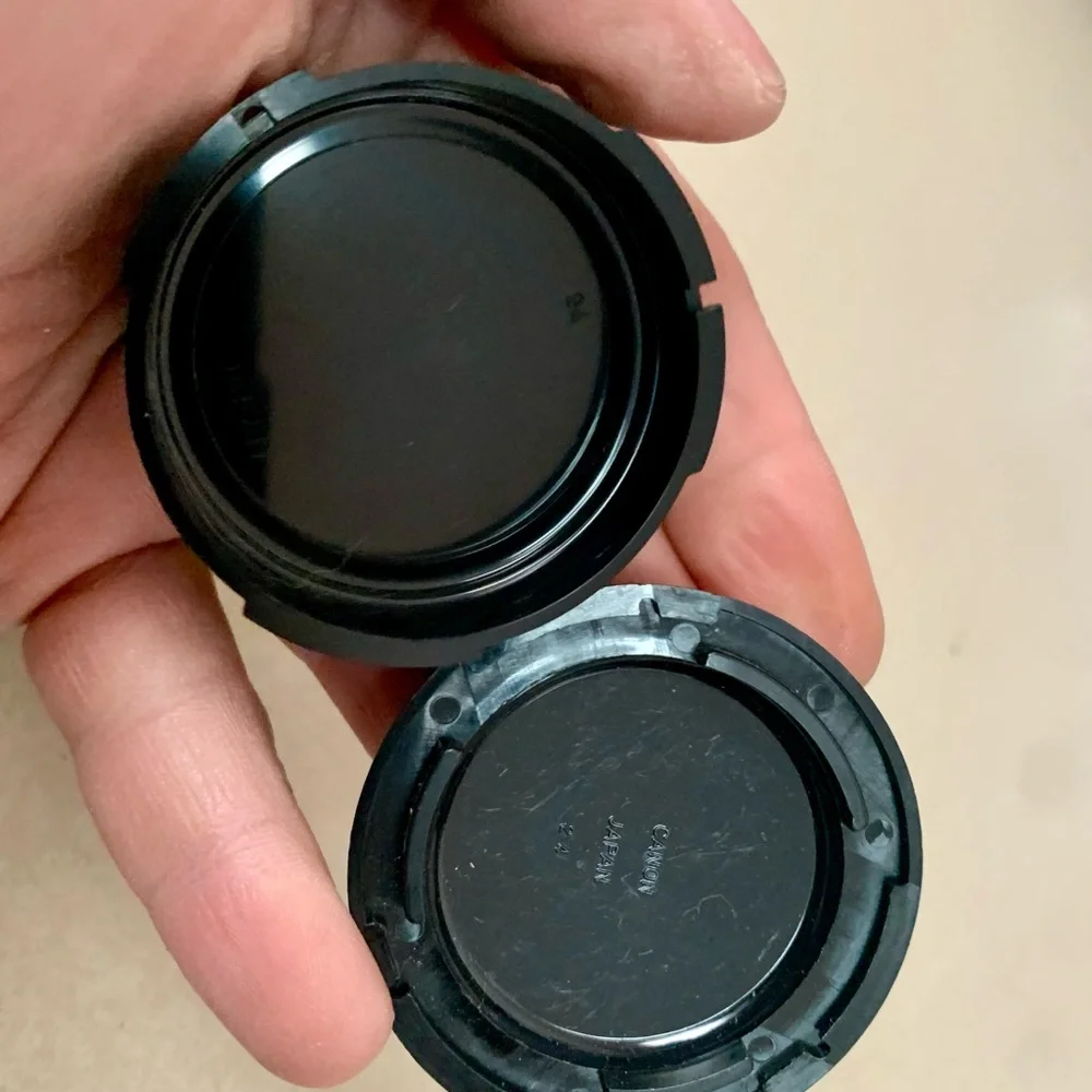 Canon very much caps