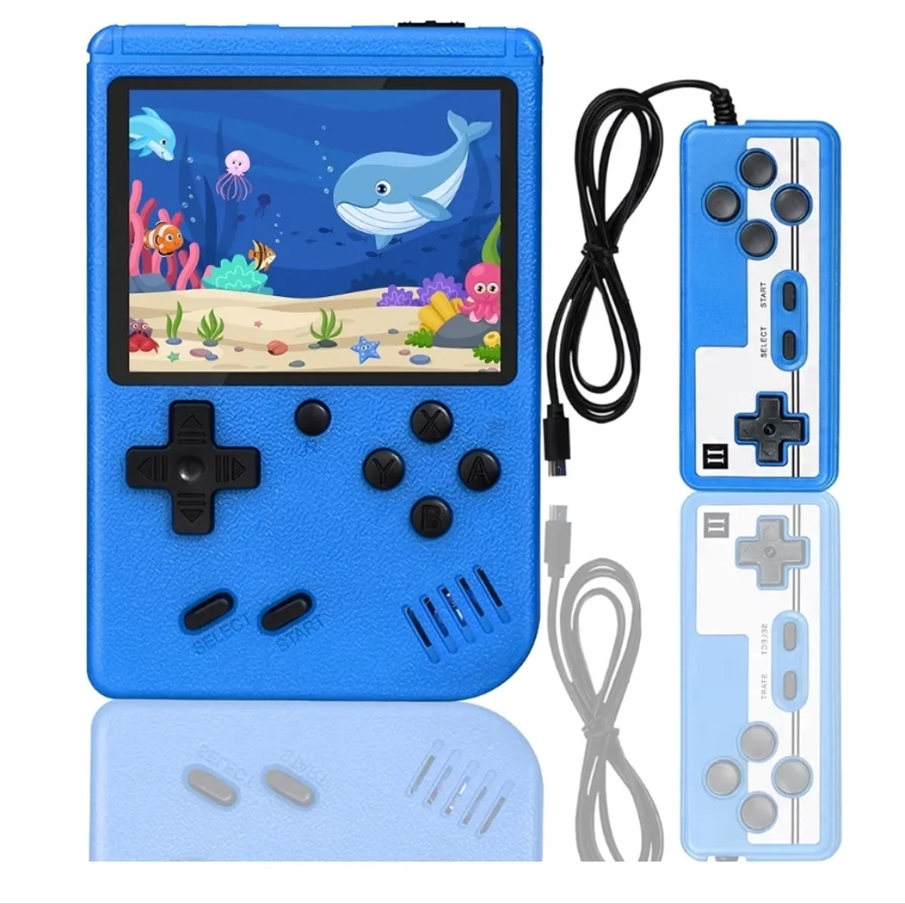 NWT Mini Retro Handheld Game Console with 500 Classic Games in 1, 3.0 Inch