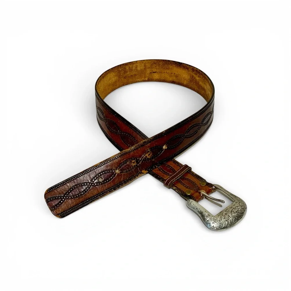 Vintage leather belt