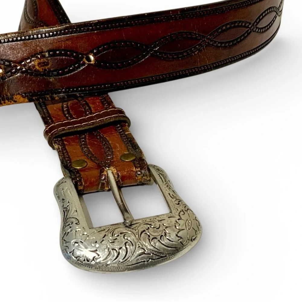Vintage leather belt