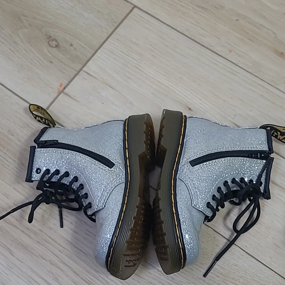Dr. Martens silver looks