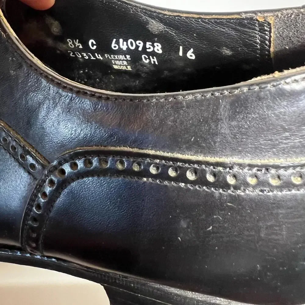 Florsheim black leather
