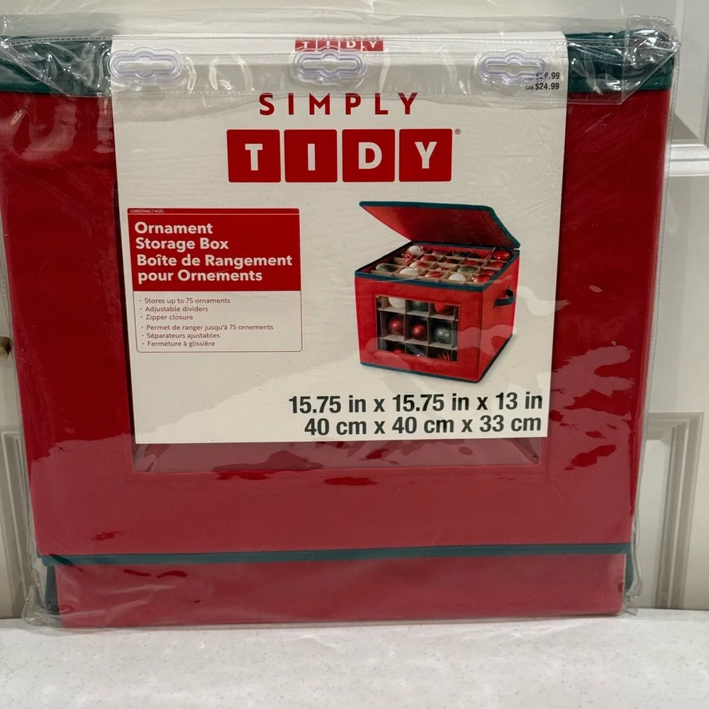 Simply Tidy ornament tide comes