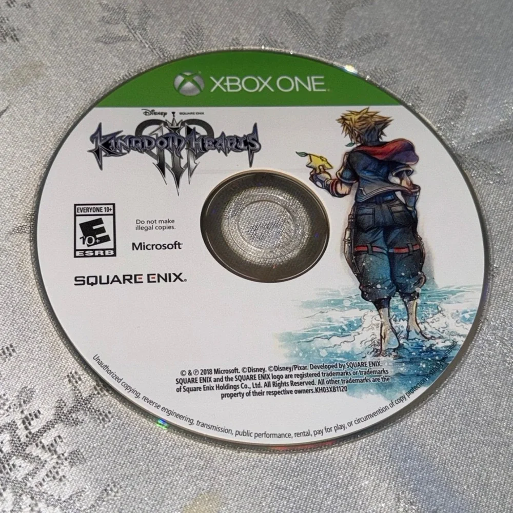 Microsoft Xbox One Kingdom Hearts 3 Video Game Rated E For Everyone Used Pre Own