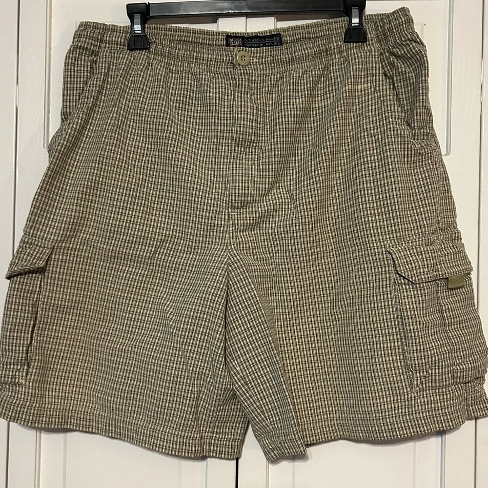 Men's Faded Glory Vintage 90’s Cargo Shorts 100% Cotton Size Large